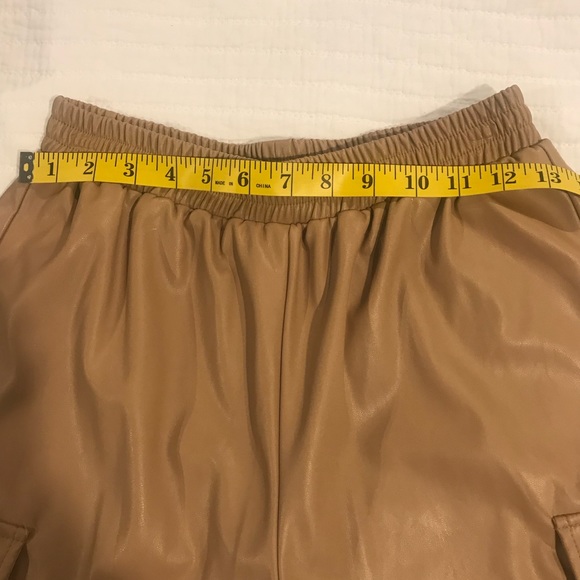 Tall 🤎 Faux Leather Pocket Detail sweatpants 
New 30” - Picture 8 of 9